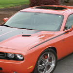 2008 Orange/Black Dodge Challenger For Sale Las Vegas, Nevada on Modern Muscle Cars For Sale